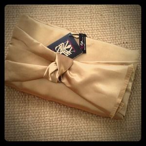 Gold Satin Clutch