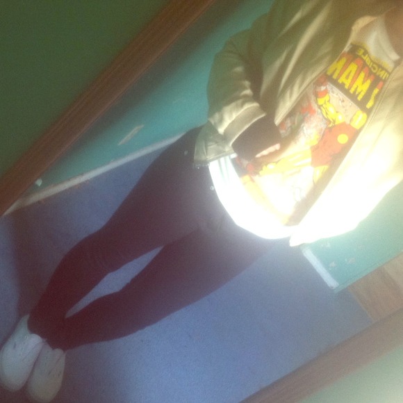 Jou Jou Tan Leather Jacket . 😘