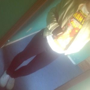 Jou Jou Tan Leather Jacket . 😘