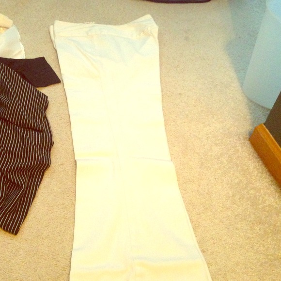 White dress pants