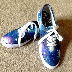 Canvas Galaxy Shoes
