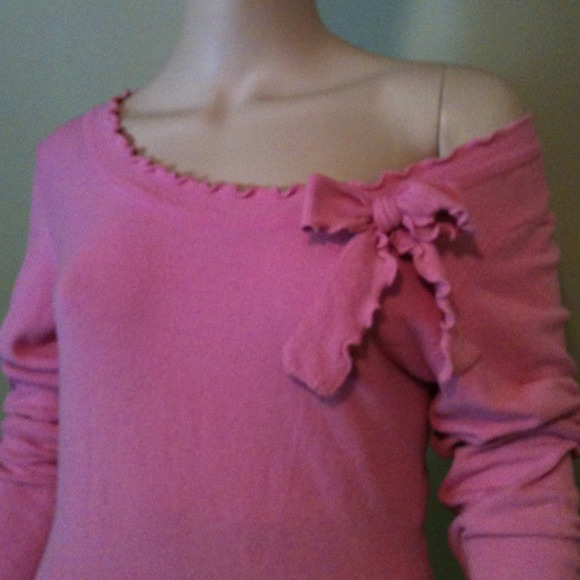 Pink Sweater Top sz M - Picture 2 of 4