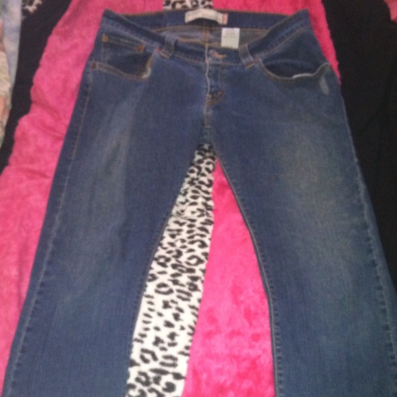 Levi's slouch 504 straight jeans