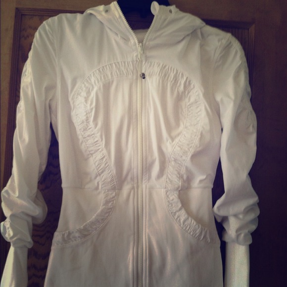 Lululemon White Dance Studio Jacket