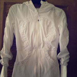 Lululemon White Dance Studio Jacket