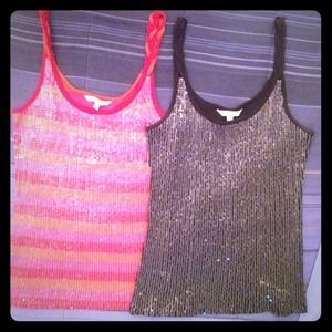 SEQUINNED TANK TOPS 🎀cute🎀
