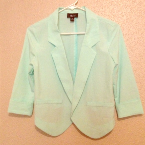 🚫Sold🚫Mint Green Blazer - Picture 1 of 2