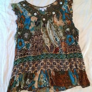 HOLD Dress Barn sleeveless tank