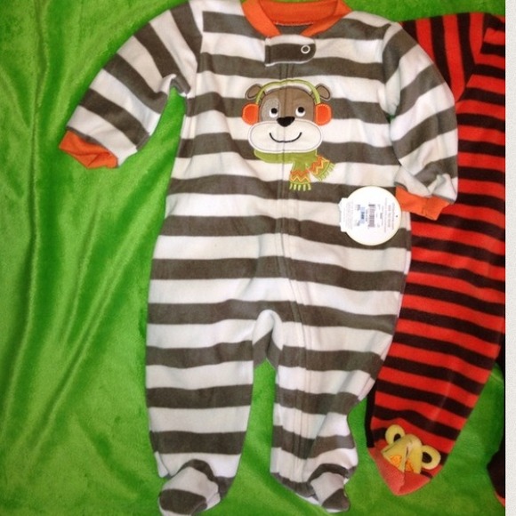 ❌🔴SOLD ON PAYPAL🔴❌ infant fleece Jammie's