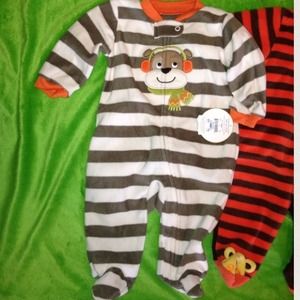 ❌🔴SOLD ON PAYPAL🔴❌ infant fleece Jammie's