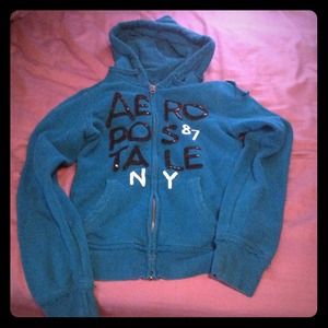 AÉROPOSTALE 87 BLUE SWEATJACKET