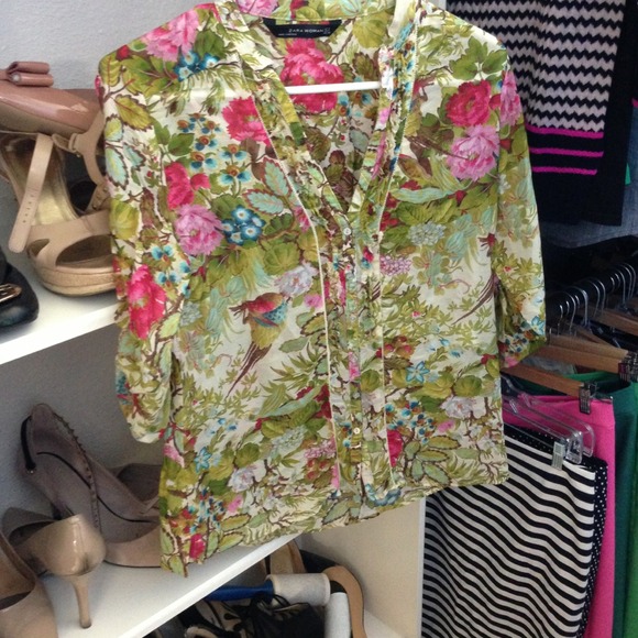 Colorful printed blouse