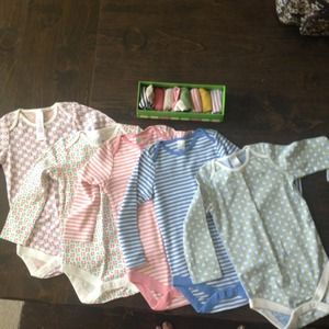 Baby Boden 12-18 Months 5 onesies and 7 socks NWT