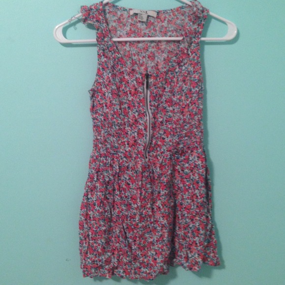 Flower print tunic