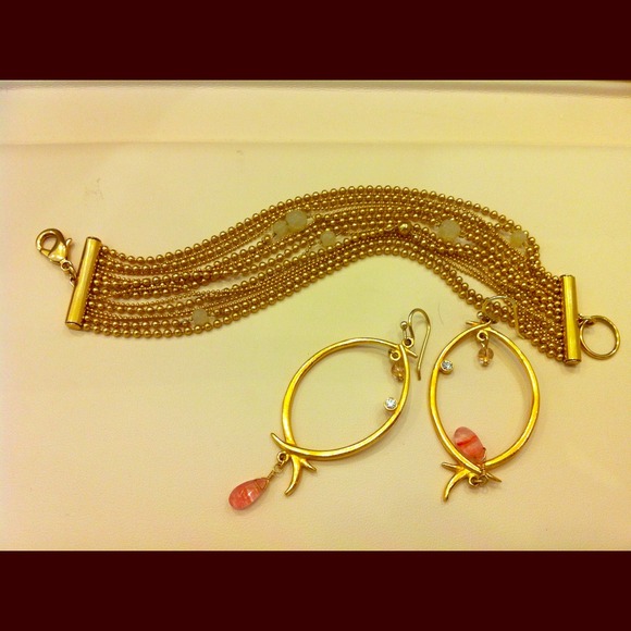 SOLD Jewelry banana republic bracelet earring SOLD