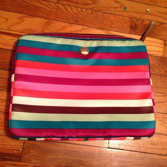 Coach laptop case