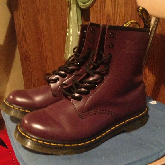 Purple Dr. Martens