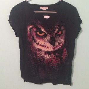 Owl print shirt