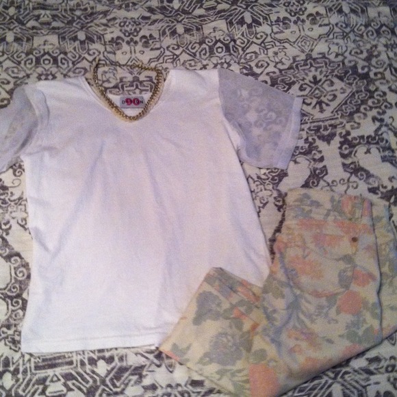 White Oversized Top