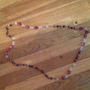 long purple necklace