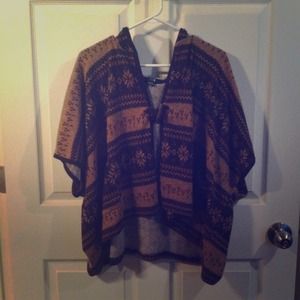 Forever 21 Aztec poncho