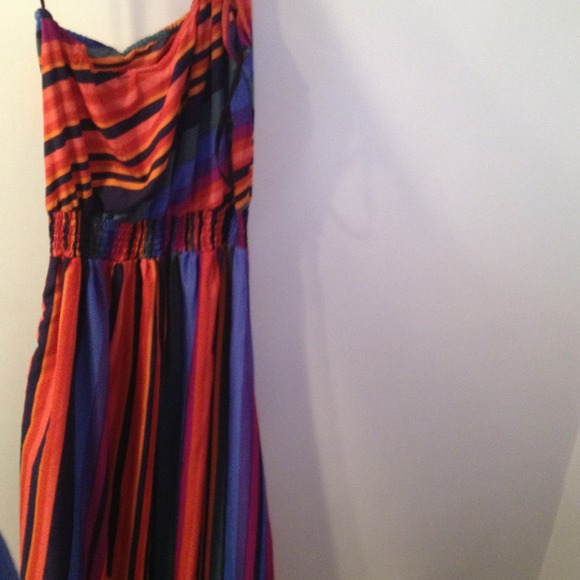 A one shoulder maxi dress (TRADED)