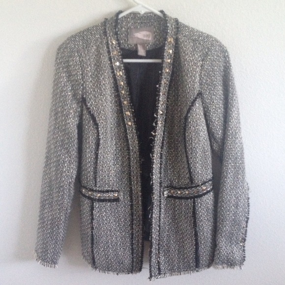 🚫🚫SOLD🚫🚫 Long Tweed Jacket - Picture 2 of 3