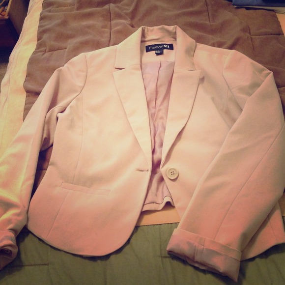 Forever 21 light peach/tan blazer