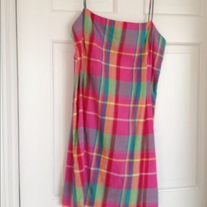 Pink Summer Plaid RL Sundress