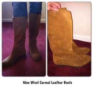 Nine West Carmel Leather Boots!
