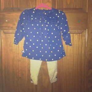 Navy blue and grey 2pc set