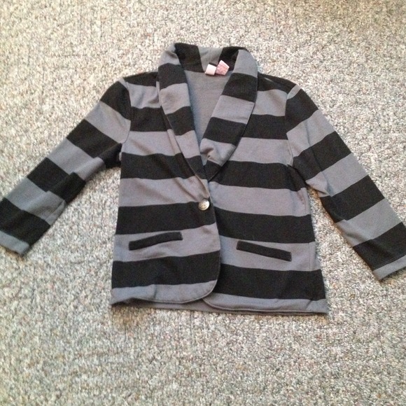 Bundled- Stripe Blazer