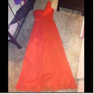 Max and Cleo one shoulder formal dress