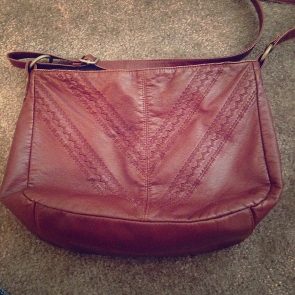 O'Neill Handbags - O'neill tribal print vintage brown crossbody bag