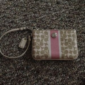 Coach chain purse and leg warmers