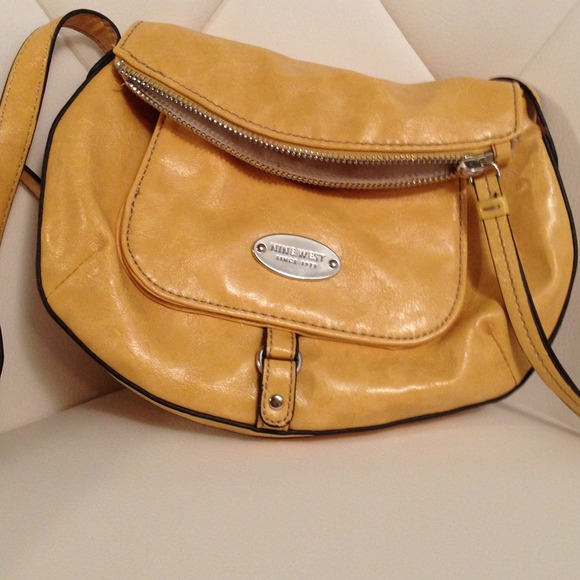 Yellow Nine West crossbody