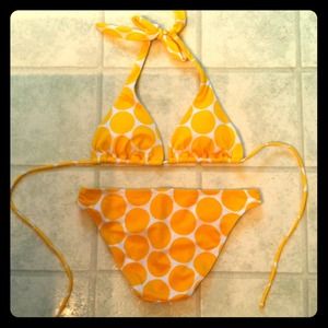 NWOT - Victoria's Secret "Yellow Polka Dot Bikini"