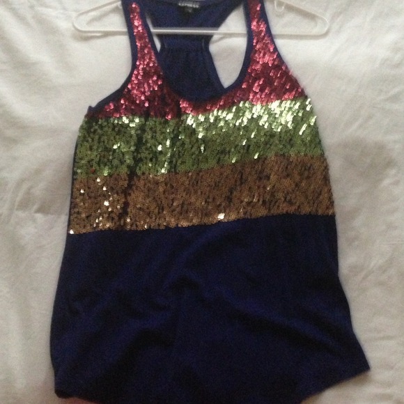 Sequin express tank! ⚡SOLD⚡