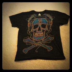Donated! Black Skull Noise T-Shirt