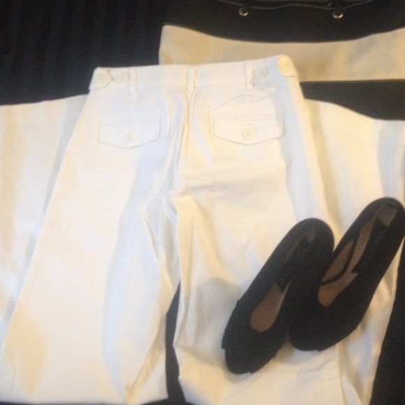 🔱Express Design Studio White Pants SZ 2!!!🔱 - Picture 2 of 2