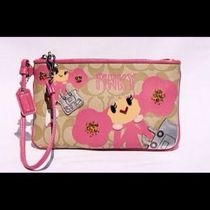 SOLD!!!!! Coach poppy wristlet