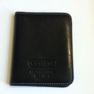 *Reserved* Authentic coach black picture holder