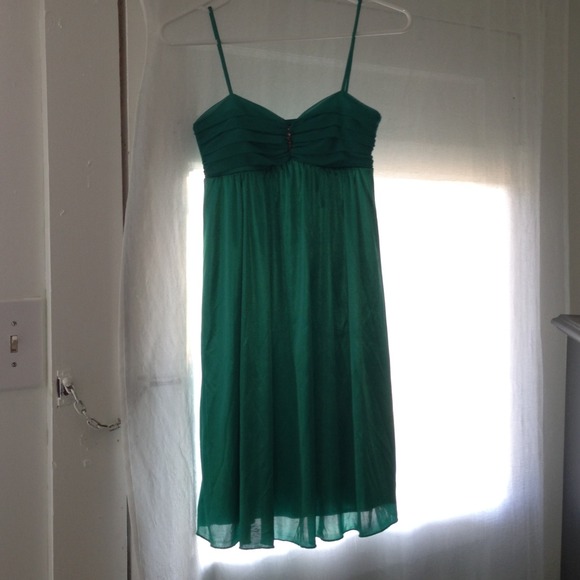 Sea Green short cocktail dress