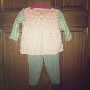 Polka dots and stripes set