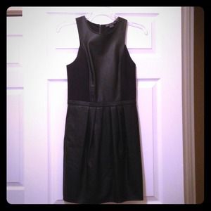 👗Black Leather Armani Exchange Dress.