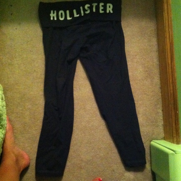 navy blue xs hollister leggings