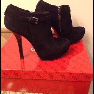 Guess Black Suede Shoes