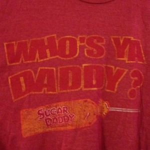 Mens distressed T-shirt