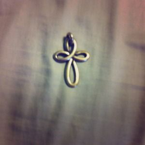 James Avery cross pendant &bell charm