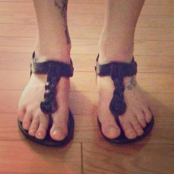 Mossimo Shoes - Brown Braided Sandals